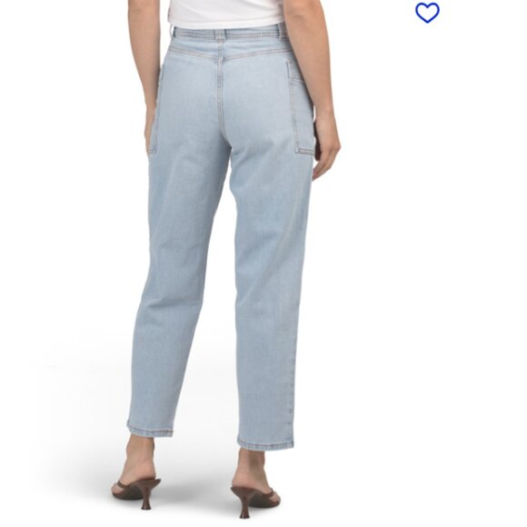 NEW JOE'S Barrel Leg Jeans With Patch Pockets IN Light Wash for women 1225 6m3 - Picture 4 of 4